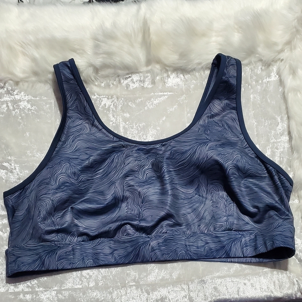 NWOT Joy Lab Blue Print Sports Bra